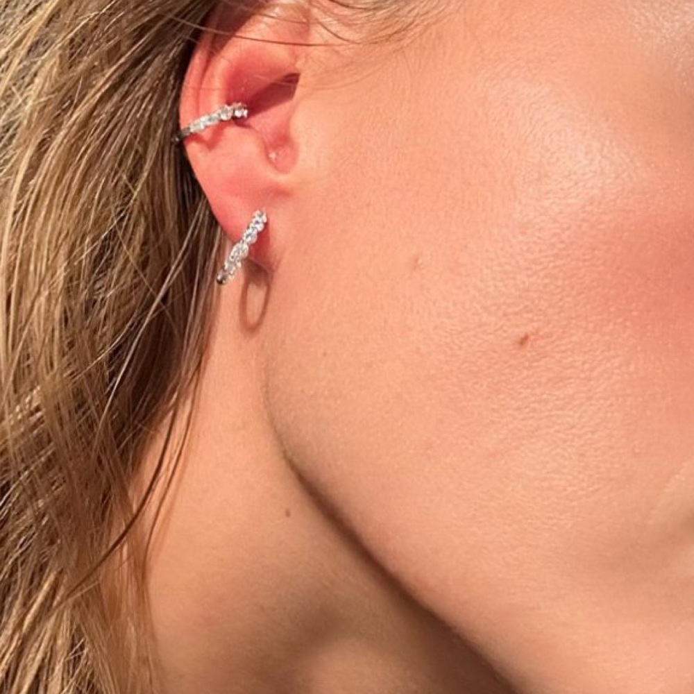 Adina Eden diamond hoops